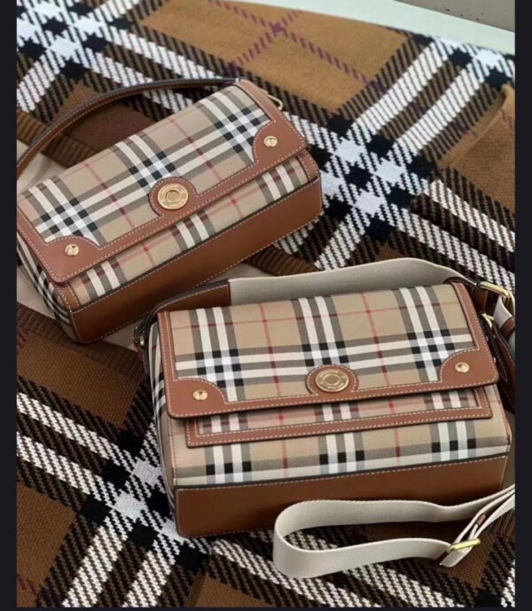 Burberry Note Vintage Check Bag - Image 2