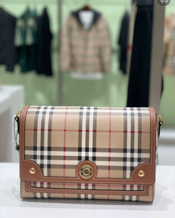 Burberry Note Vintage Check Bag